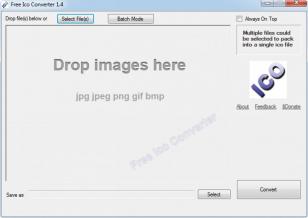 Ico Converter main screen