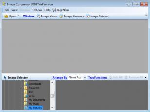 Image Compressor 2008 main screen