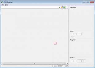 JPEG Recovery main screen