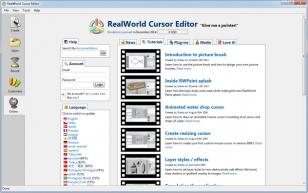 RealWorld Cursor Editor main screen