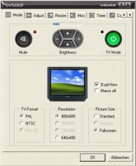 TVTool main screen