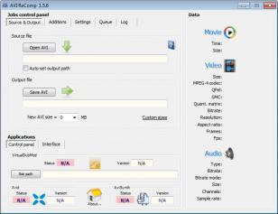 AVI ReComp main screen