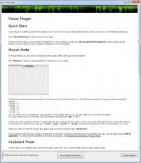 Voice Finger main screen