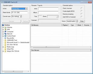 CDDB MP3 Tool main screen
