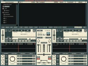 DSS DJ main screen
