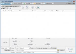 EZ CD Audio Converter main screen