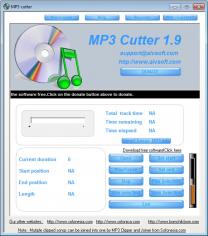 MP3 Cutter main screen