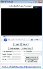 DVD Knife main screen