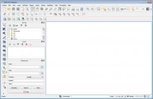 QGIS main screen