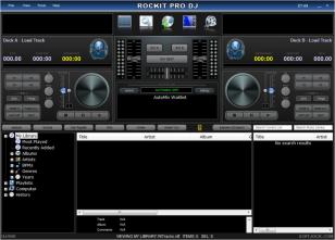 Rockit Pro DJ main screen