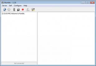 Mumble main screen