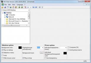 Alternate Pic View EXESlide main screen