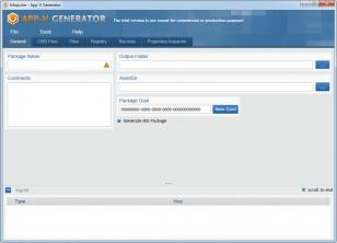 App-V Generator main screen