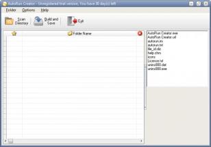 AutoRun Creator main screen