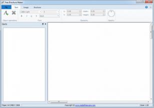 Free Brochure Maker main screen