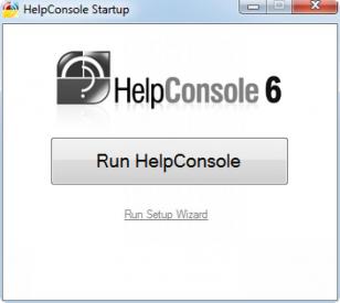 HelpConsole main screen
