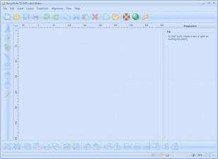 RonyaSoft CD DVD Label Maker main screen