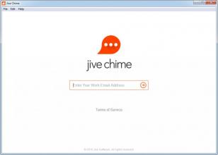 Jive Chime main screen