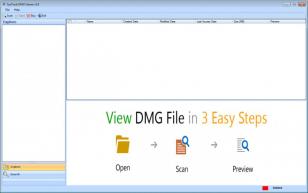 SysTools DMG Viewer main screen