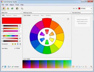 ColorSchemer Studio main screen