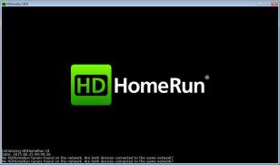 HDHomeRun main screen