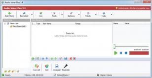 Audio Joiner Plus main screen