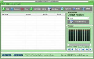 Icesun Audio Converter main screen