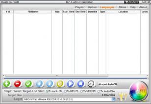 RZ Audio Converter main screen