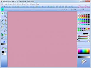 AvancePaint main screen