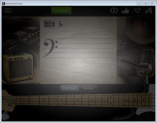 Bass Notes Finder main screen