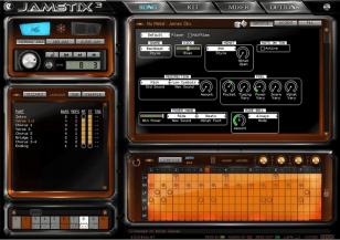 Jamstix main screen