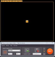 Movavi Screen Capture Studio main screen