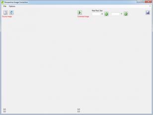 Perspective Image Correction main screen