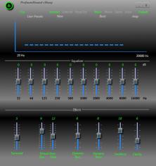 ProfoundSound Audio main screen