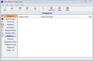 StationPlaylist Creator main screen