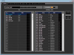 Yamaha M7CL V3 Editor main screen