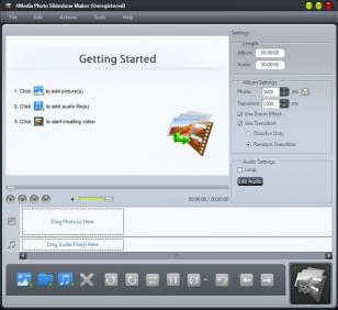 4Media Photo Slideshow Maker main screen
