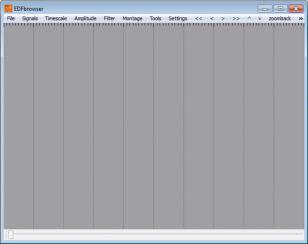 EDFbrowser main screen