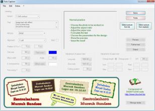 FotoBeschriften main screen