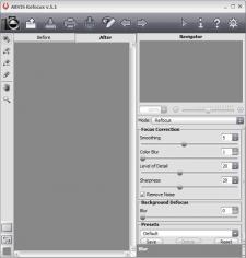 AKVIS Refocus main screen