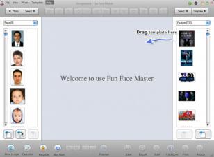 Fun Face Master main screen