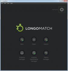 Longomatch main screen