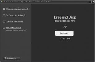 Photomatix Essentials main screen