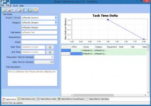 Bringer Task Record Log main screen