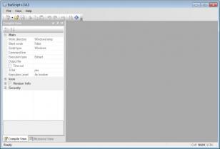 ExeScript main screen