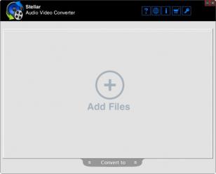 Stellar Audio Video Converter main screen