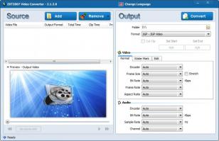 ZXT2007 Video Converter main screen