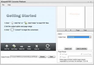 4Easysoft PDF Converter Platinum main screen