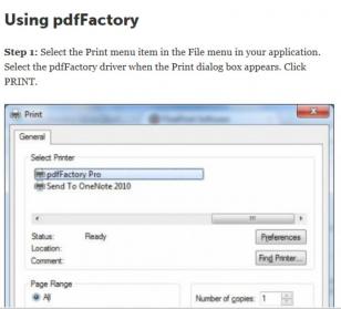 PDF Factory Pro main screen