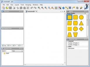 yEd Graph Editor main screen